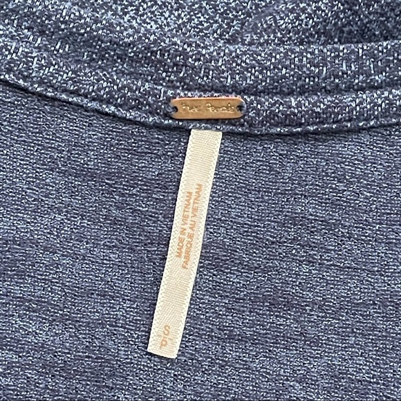 Free People Puff Sleeve Sweater Blue Small - Picture 5 of 5